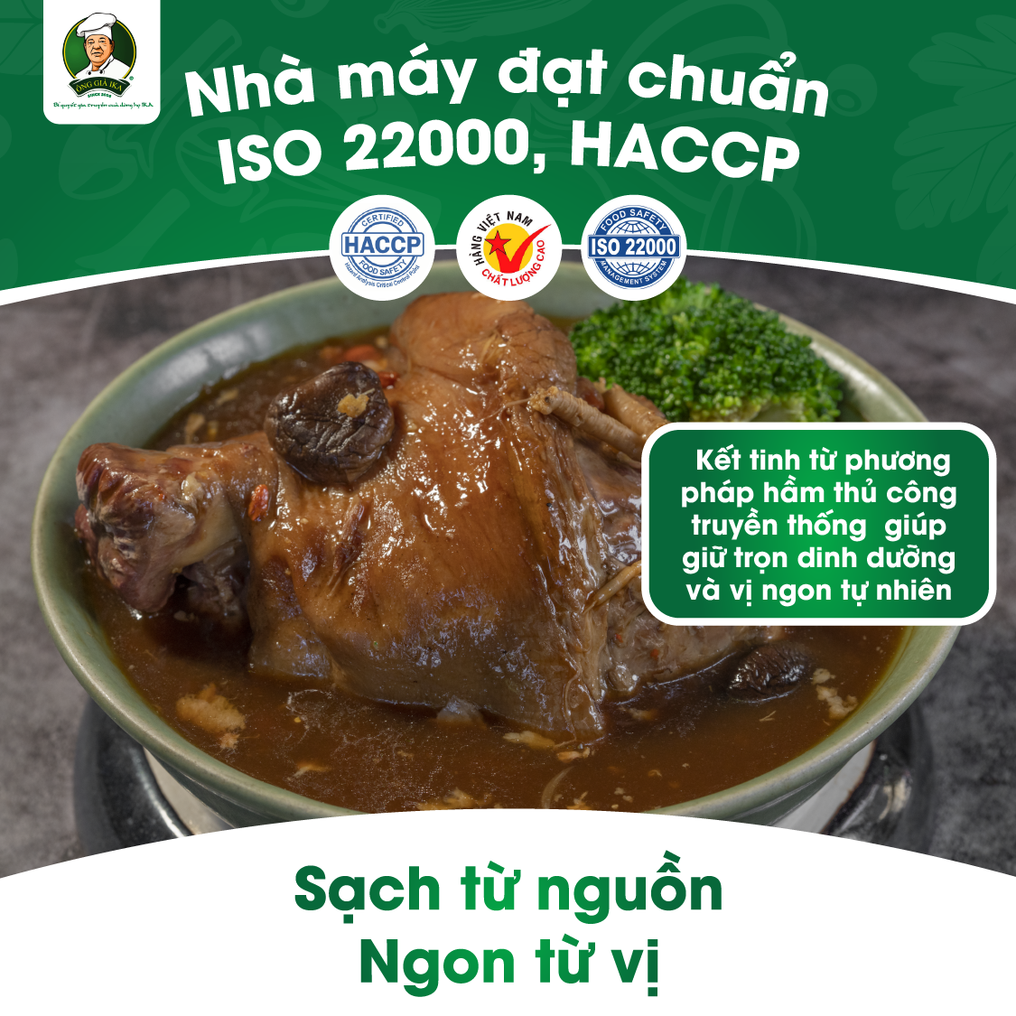 Chân giò hầm thuốc Bắc 1.2kg - Ông già IKA ( Chỉ giao tại Hà Nội)