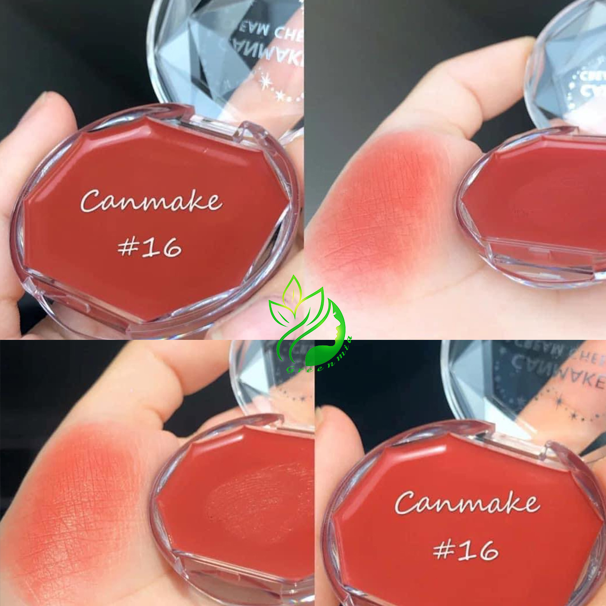 Má Hồng Canmake Tokyo Dạng Kem Cream Cheek Phấn Glow Fleur Cheeks [CHÍNH HÃNG ĐỦ BILL]