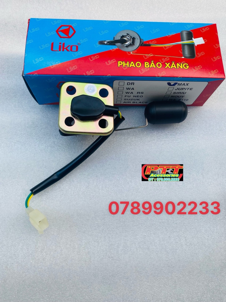 Phao báo xăng xe max 3