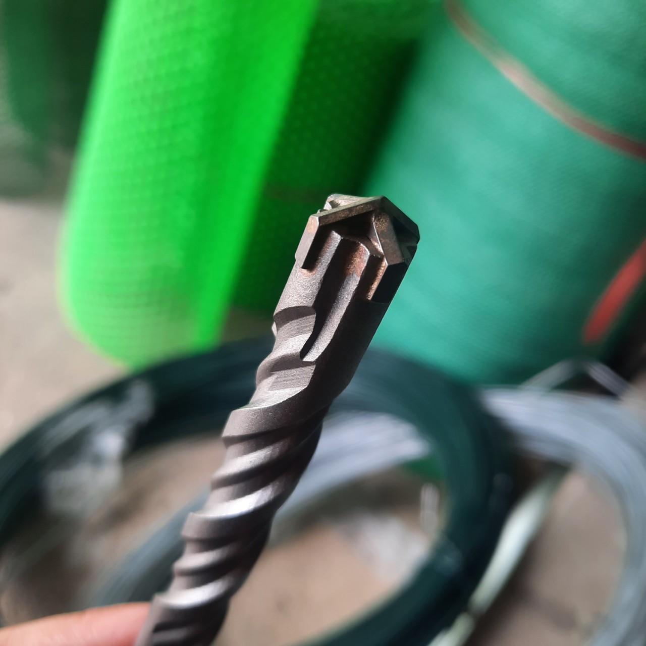 Mũi khoan tường bê tông 4 cạnh phi 14mm dài 160mm  chuôi gài SDS loại chuẩn khoan sắc ngọt siêu bền nhật kapusi