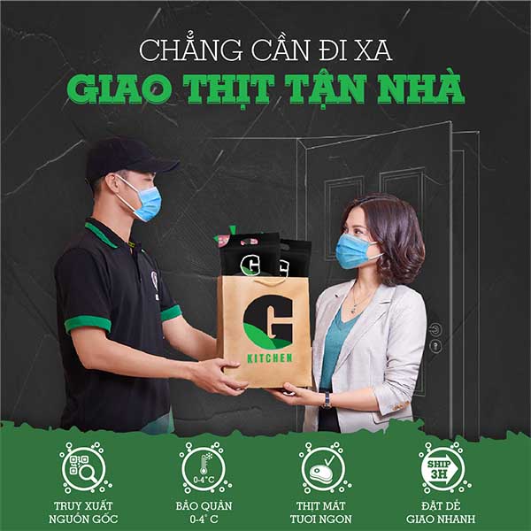 [Giao nội thành HCM] Dẻ Sườn Bò Mỹ G Kitchen 300g
