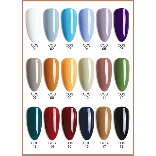 [HCM]Sơn gel As mã COS 15ML - chai đỏ