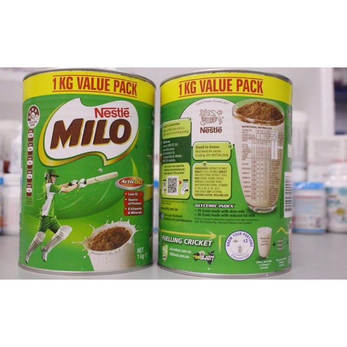 Sữa Milo Úc Tăng Trưởng Chiều Cao Cho Bé (Hộp 1Kg)