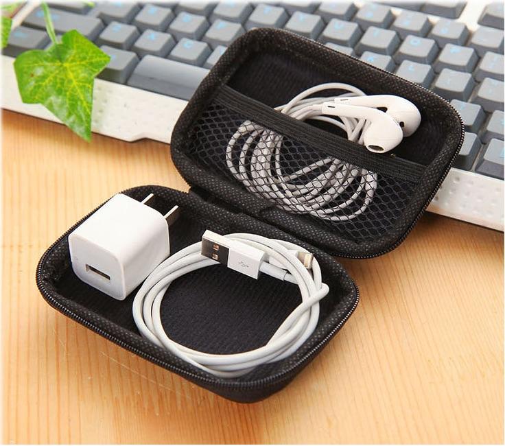 [HCM](Tặng 1 Khâu Trang Kháng Khuẩn) Hộp đựng tai nghe loại dài (Giao Màu Ngẫu Nhiên)