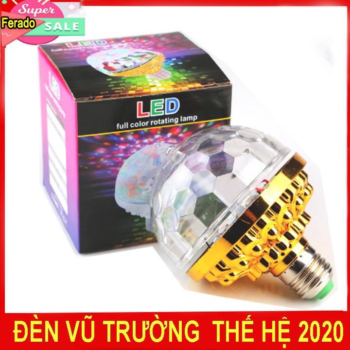 Bóng đèn led 7 màu , bóng đèn xoay trang trí phòng