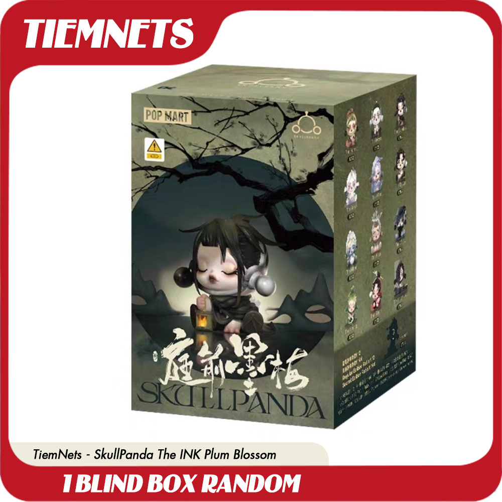 MÔ HÌNH SKULLPANDA THE INK PLUM BLOSSOM x POPMART