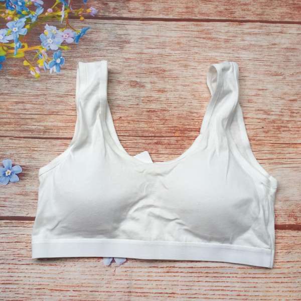 Áo lót học sinh, Combo 4 Áo Lá Học Sinh Cotton 2 Lớp, Áo Học Sinh Lá Trơn, Áo Học Sinh Cấp 2, Áo Lót Học Sinh Dây Bản To