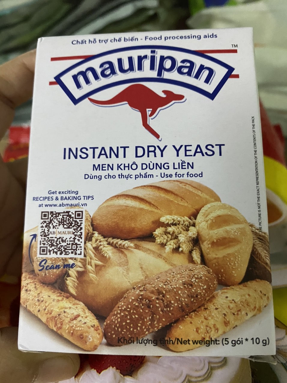 Men khô Mauripan hộp 5 gói (10gam x5gói)
