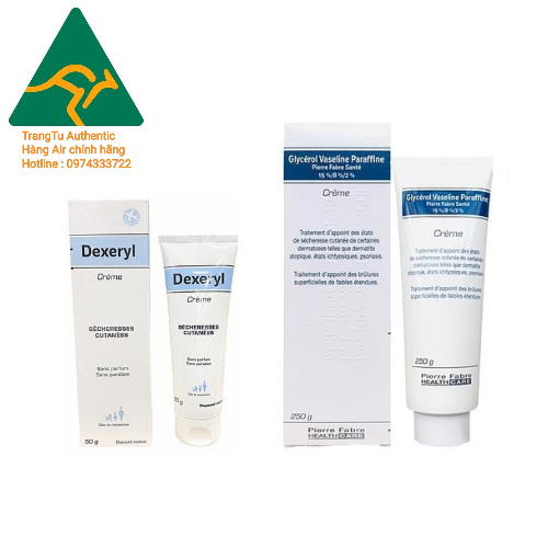 Kem nẻ Dexeryl Pierre Fabre Healthcare 50g Glycerol vaseline paraffine