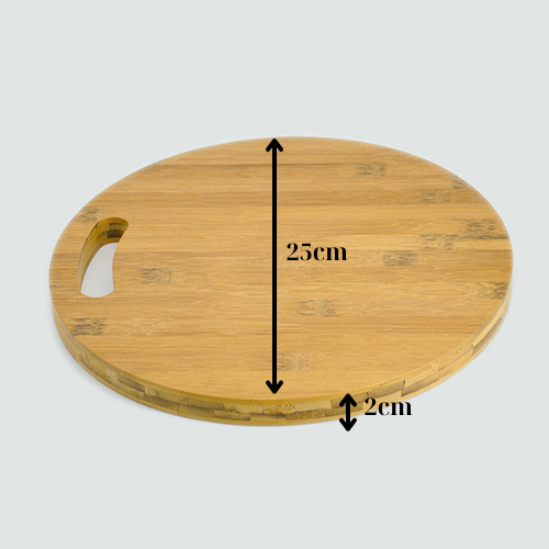 Thớt tre tròn BAMVINA D25cm
