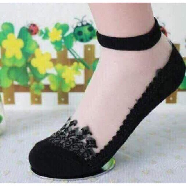 Set 10 Đôi Tất Hài Ren Công Chúa