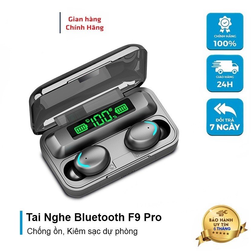 Tai Nghe Nhét tai KHông Dây Bluetooth F9 / M10 / M19 - Tai Nghe Cao Cấp Dùng Cho Điện Thoại Thông Minh , Nghe Nhạc , Xem Phim , Đàm Thoại