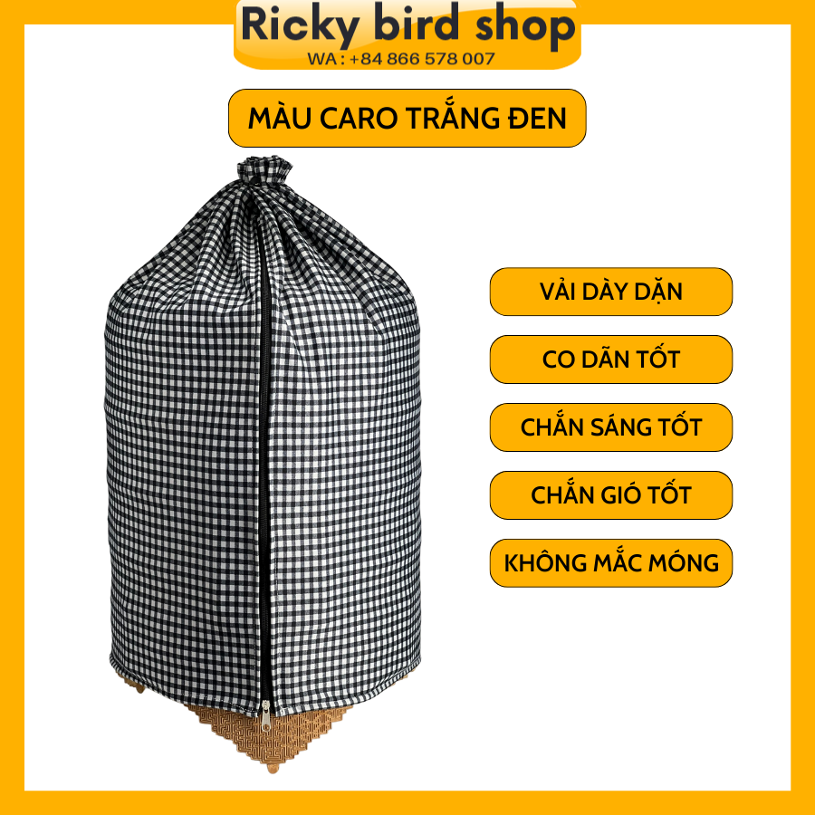 Áo lồng chim họa mi, chòe vải dày, đẹp - không mắc móng