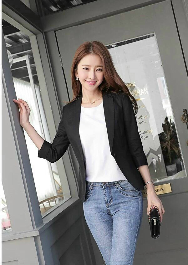Áo vest nữ tay lửng cài khuy