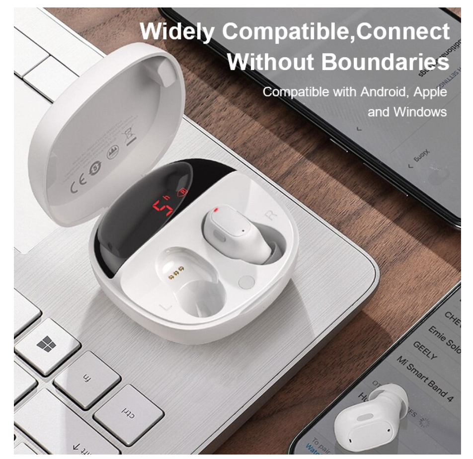 Tai Nghe Nhét Tai Không Dây Bluetooth 5.0 Stereo Mini (Baseus Enock True Wireless Earphones WM01 Plus)