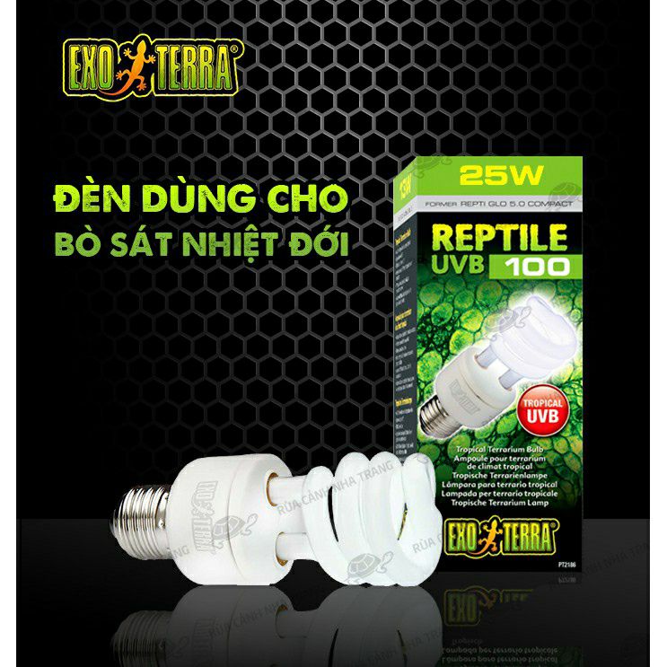 ĐÈN UVB [CHÍNH HÃNG EXO-TERRA] ĐÈN SƯỞI THAY THẾ MẶT TRỜI