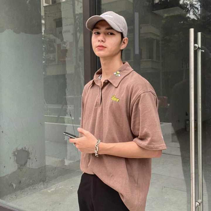 Áo Polo Unisex form rộng oversize phông trơn nam nữ basictee phong cách streetwear – No Brand ,SKU : 1299570709_VNAMZ-4989682976 >>>🇻🇳 Top1Vietnam 🛒>>> lazada.vn 🇻🇳🇻🇳🇻🇳🛒🛍🛒