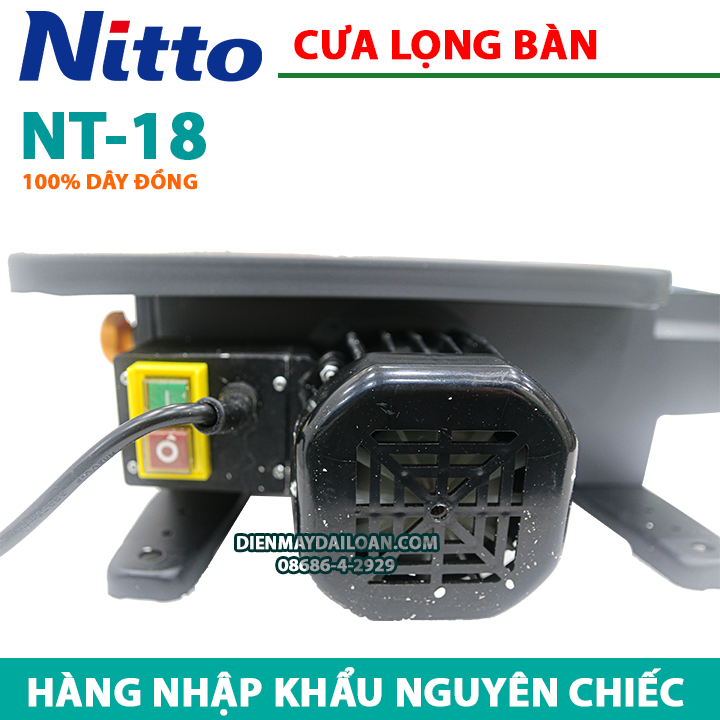 Máy cưa lọng bàn NITTO NT-18 (100% DÂY ĐỒNG)