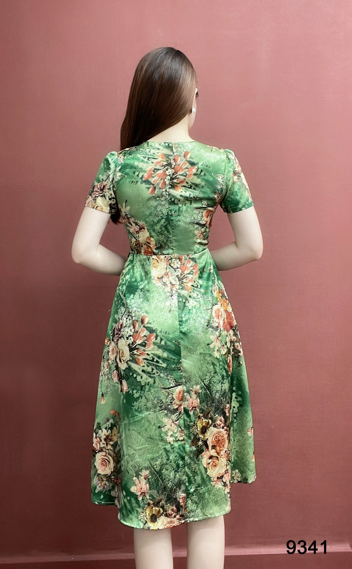Đầm EMY EM9341 Xoè LVP Xanh