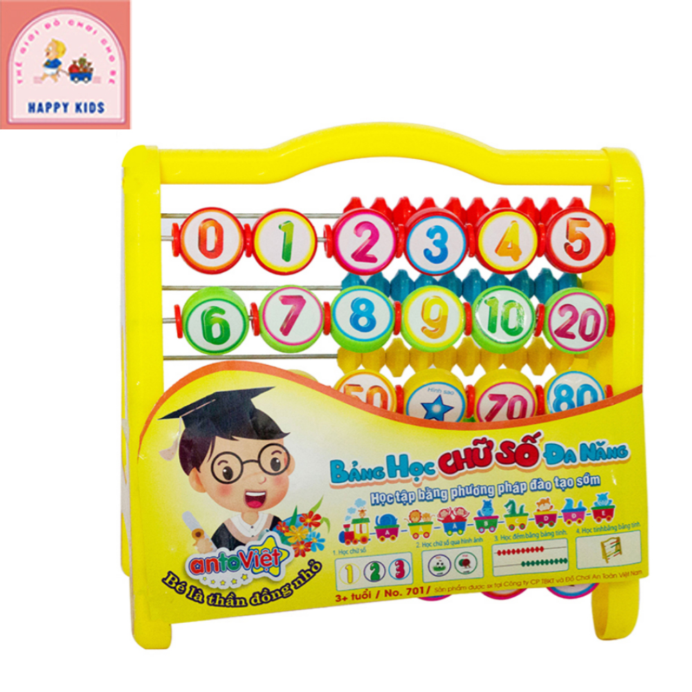 Bảng Chữ Số 5 in1 Antona [Hàng Việt Nam chất lượng cao]