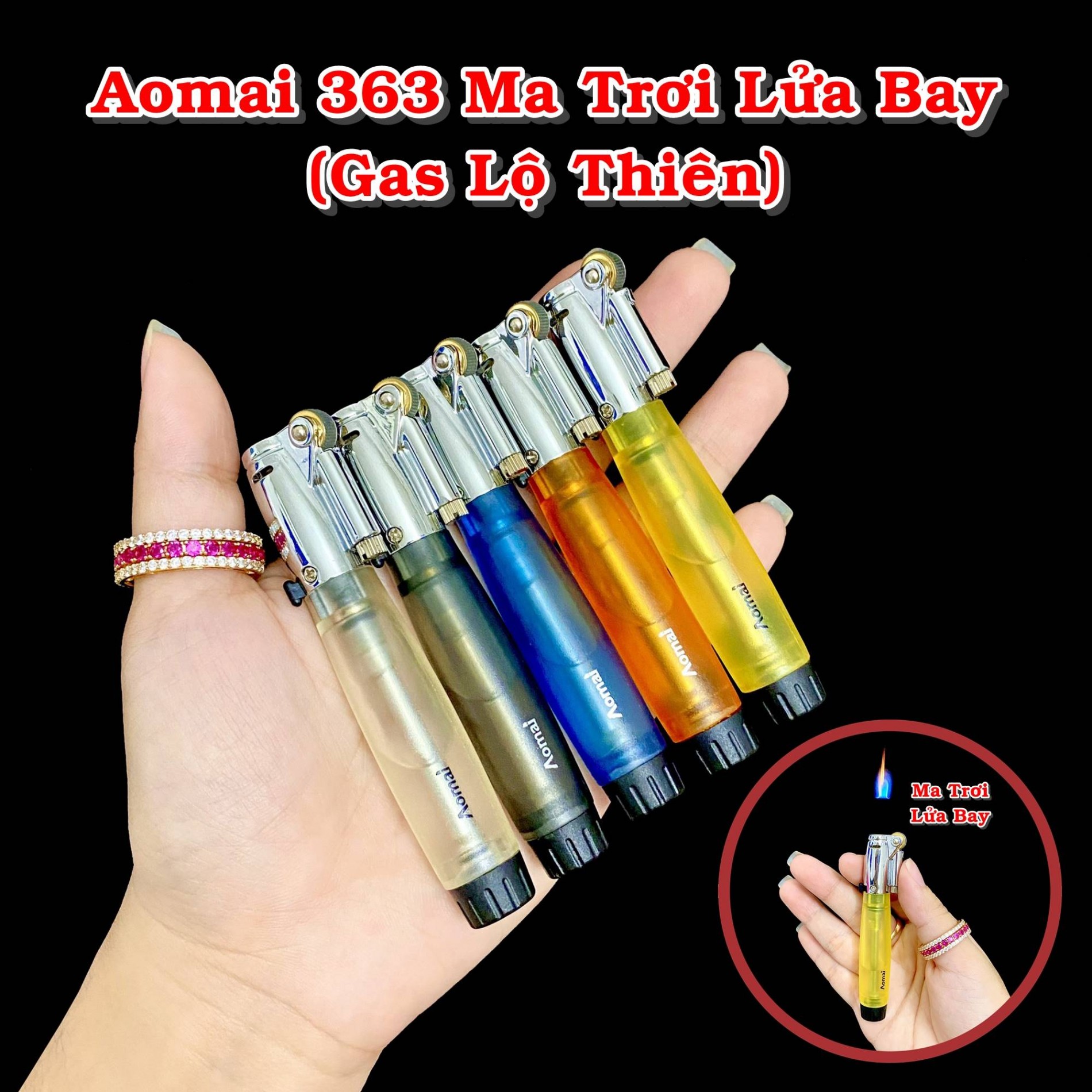 BẬT LỬA MA TRƠI LỬA BAY GAS LỘ THIÊN AM363
