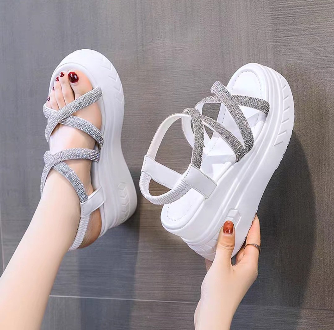 SANDAL XUỒNG DÂY CHÉO PHỐI ĐÁ