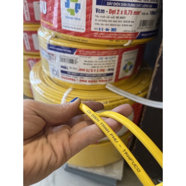 Dây điện 2x0.75 Trần phú (1m)