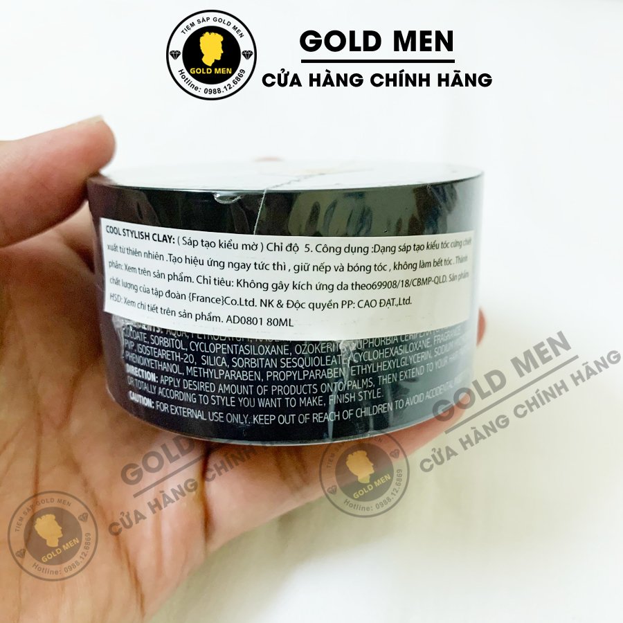 Sáp vuốt tóc Aurane Cool Stylish Clay [Chính Hãng]