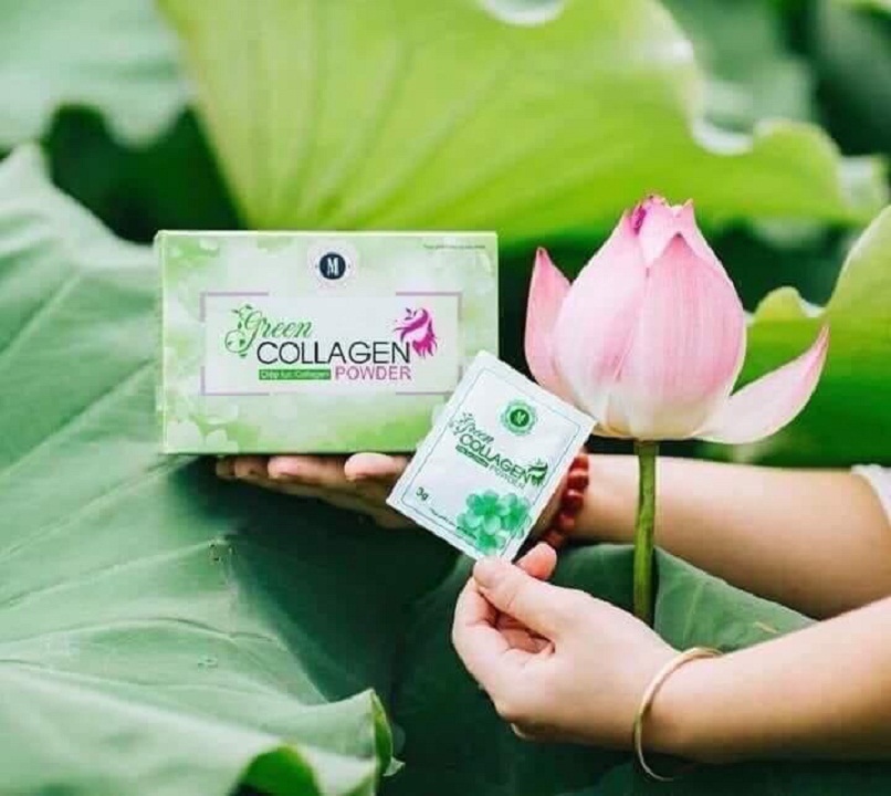 Diệp Lục Co.lla.gen (hộp 30 gói) mẫu mới