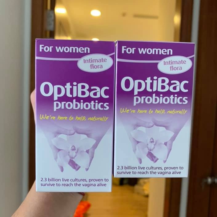 Men Vi Sinh Optibac Tím Uk (90 Viên)
