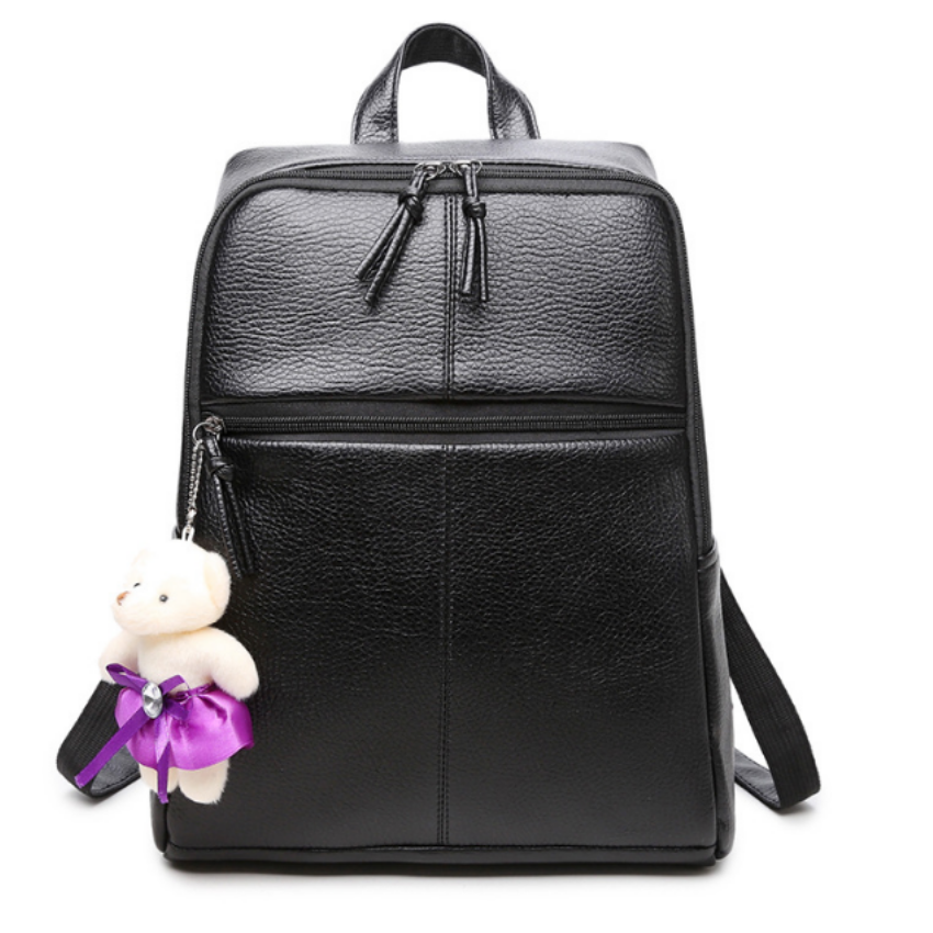 Balo nam thời trang phong cách Hàn Quốc- khong the re hon - Balo Đi Học - Balo Du Lịch, Dã Ngoại   - đen viền xanh -208229-2 L -GIA TOT