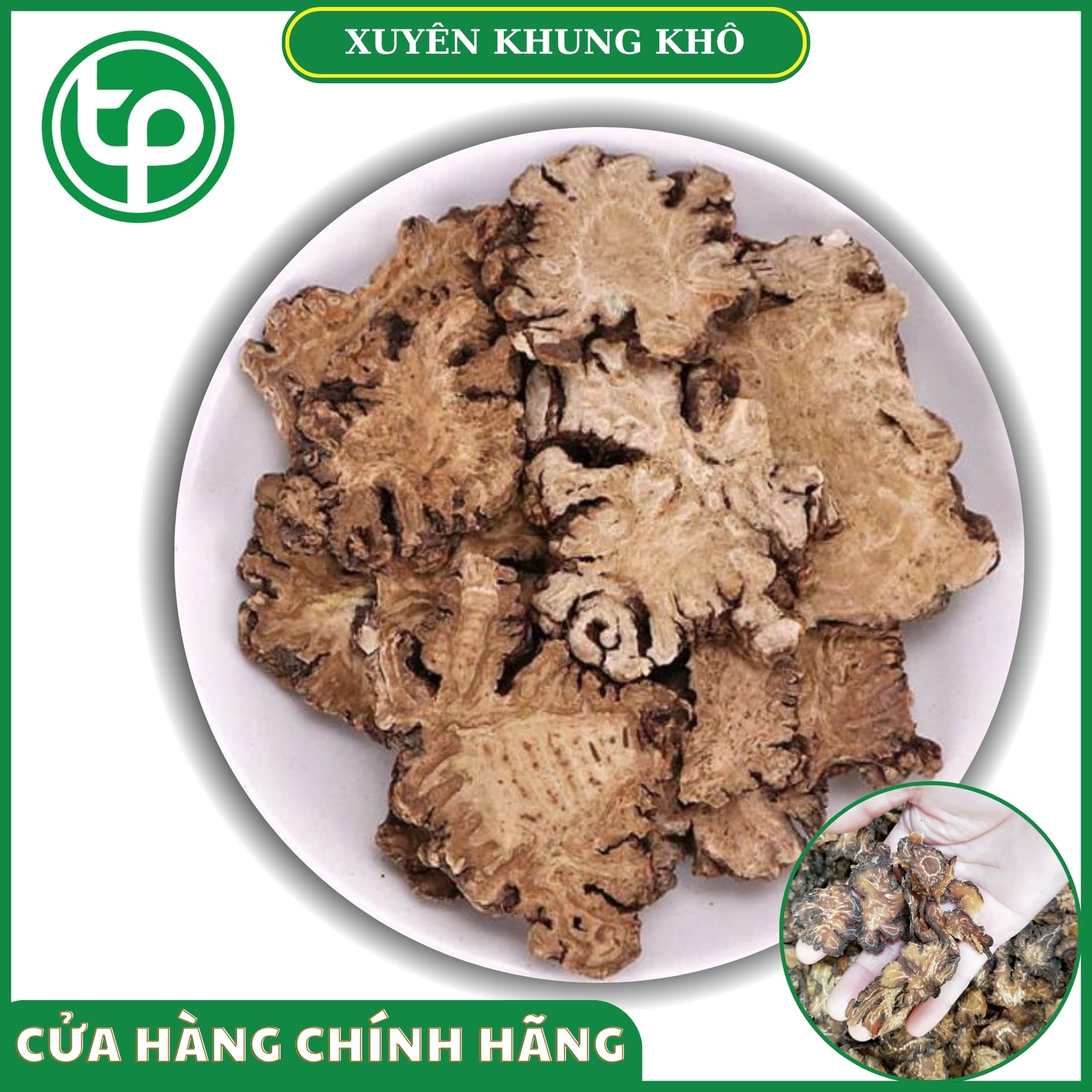 Xuyên khung khô 500g - Thảo Dược Tấn Phát