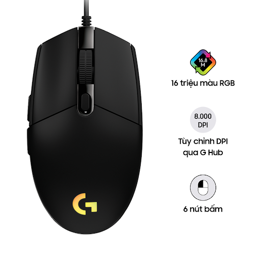 Chuột Chuyên Game Có Dây Logitech G102 PRODIGY - DGW Phân Phối