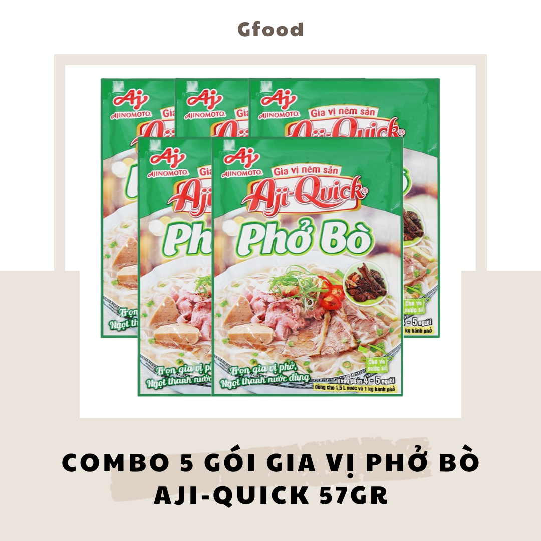 Aji-quick gia vị phở bò 57gr