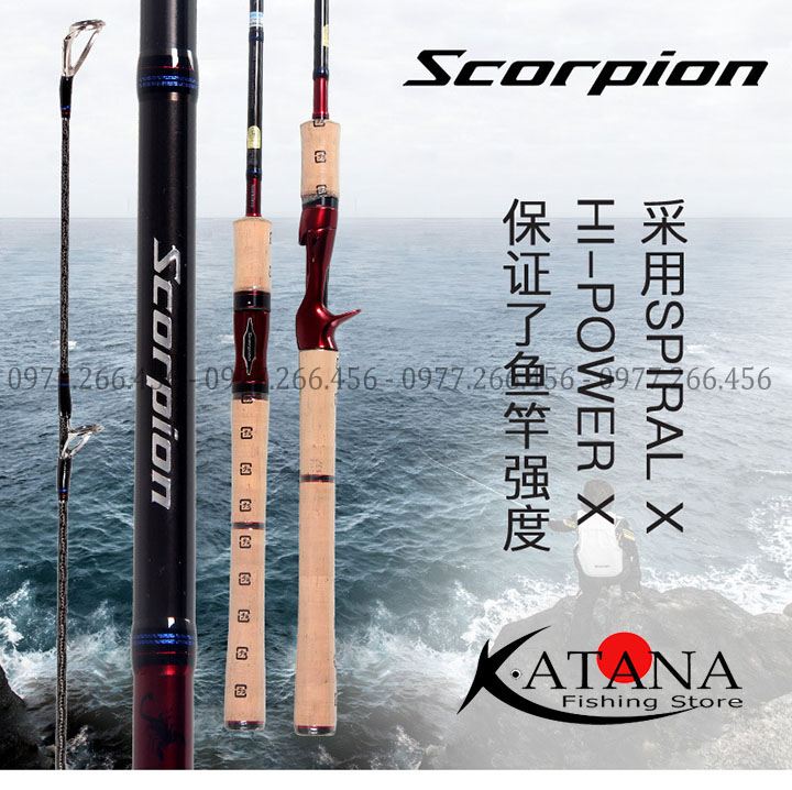 Cần Câu Shimano Scorpion - Máy Đứng , Máy Ngang