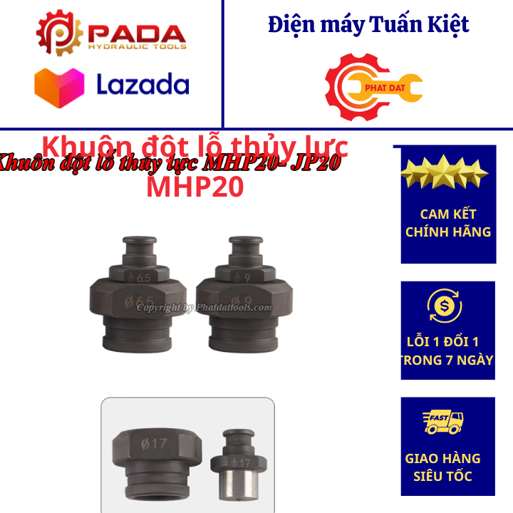 Khuôn đột lỗ thủy lực MHP20