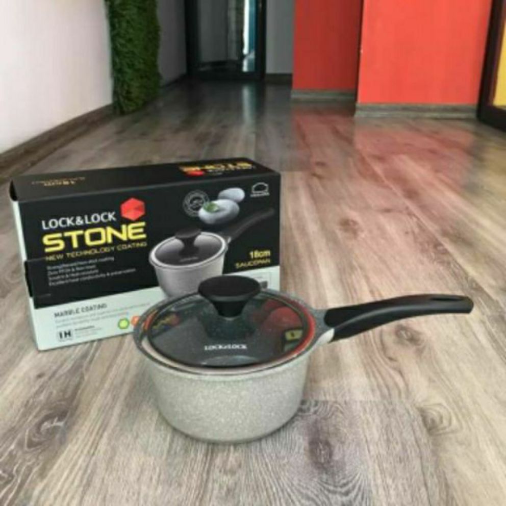 Quánh Đá Stone 7 lớp 18cm LocknLock LCA6181D (cam kết hàng chính hãng)