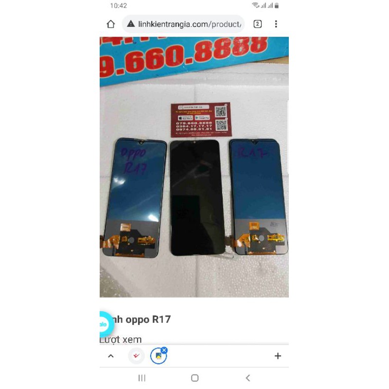 Màn Hình Oppo R17 Qoled Zin