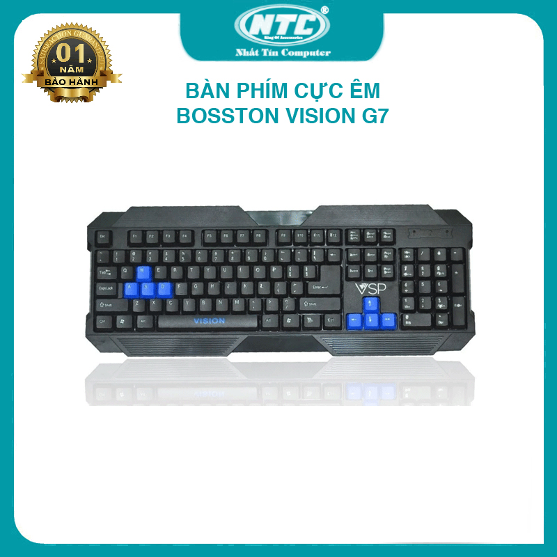 Bàn phím game Bosston G7 - cực êm - Hãng Phân Phối Chính Thức
