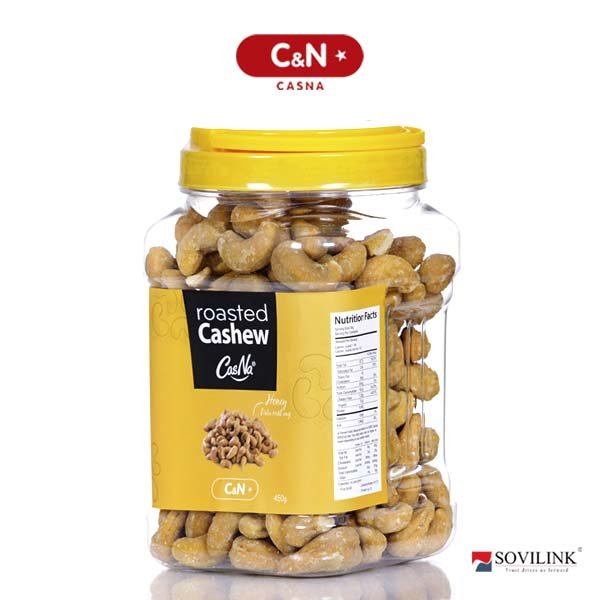 [HCM]Hạt Điều Mật Ong CASNA 450gr