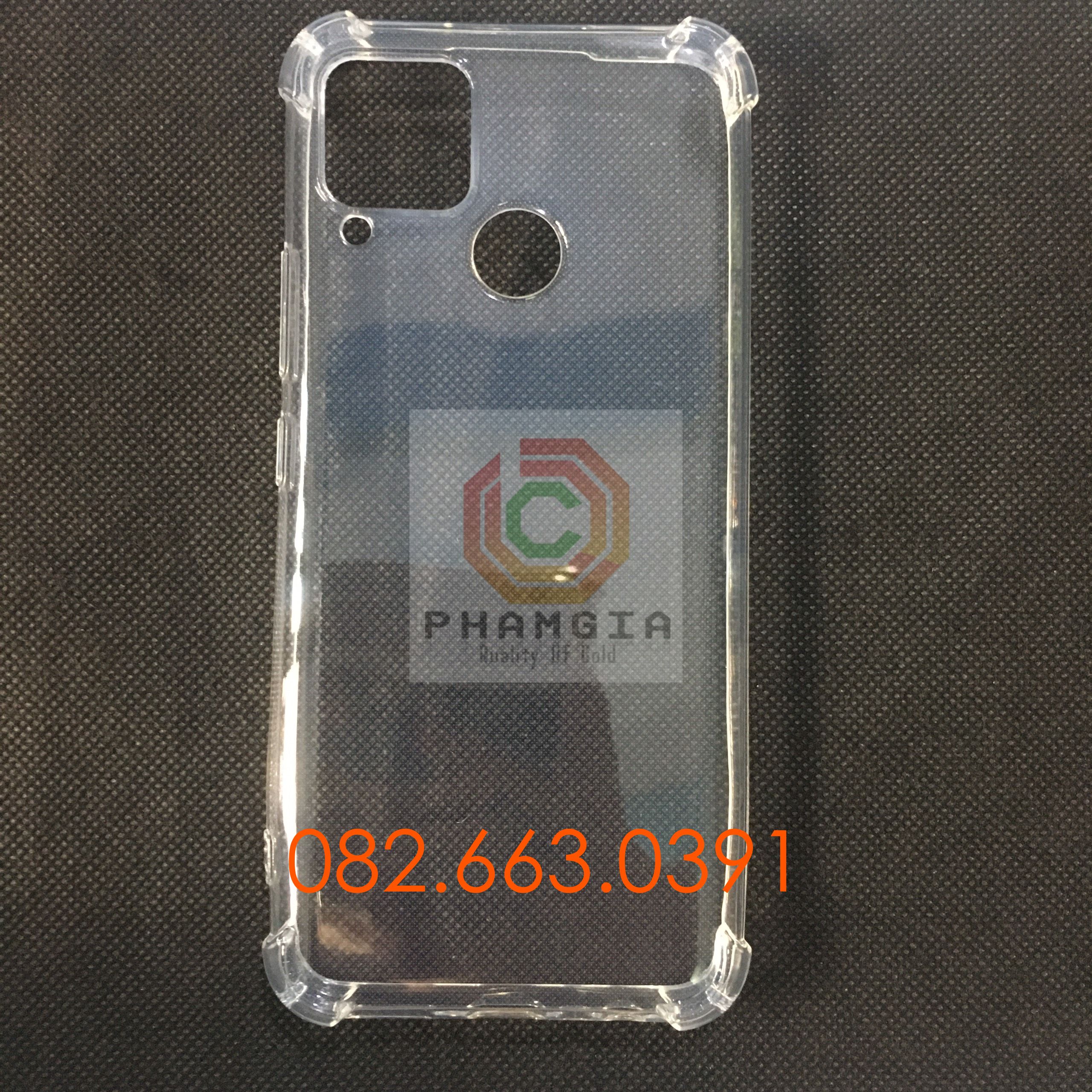 Ốp lưng Realme C12 / Realme C15 dẻo trong suốt, có viền bảo vệ cam, chống sốc siêu dày