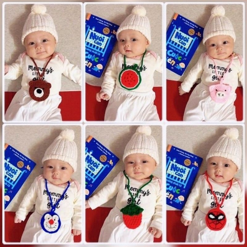 Túi đựng củ tỏi, vòng dâu cho bé khi đi ra ngoài/ nhiều mẫu