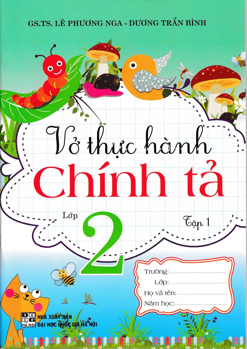 [HCM]Combo Vở Thực Hành Chính Tả Lớp 2 - Tập 1 + Tập 2