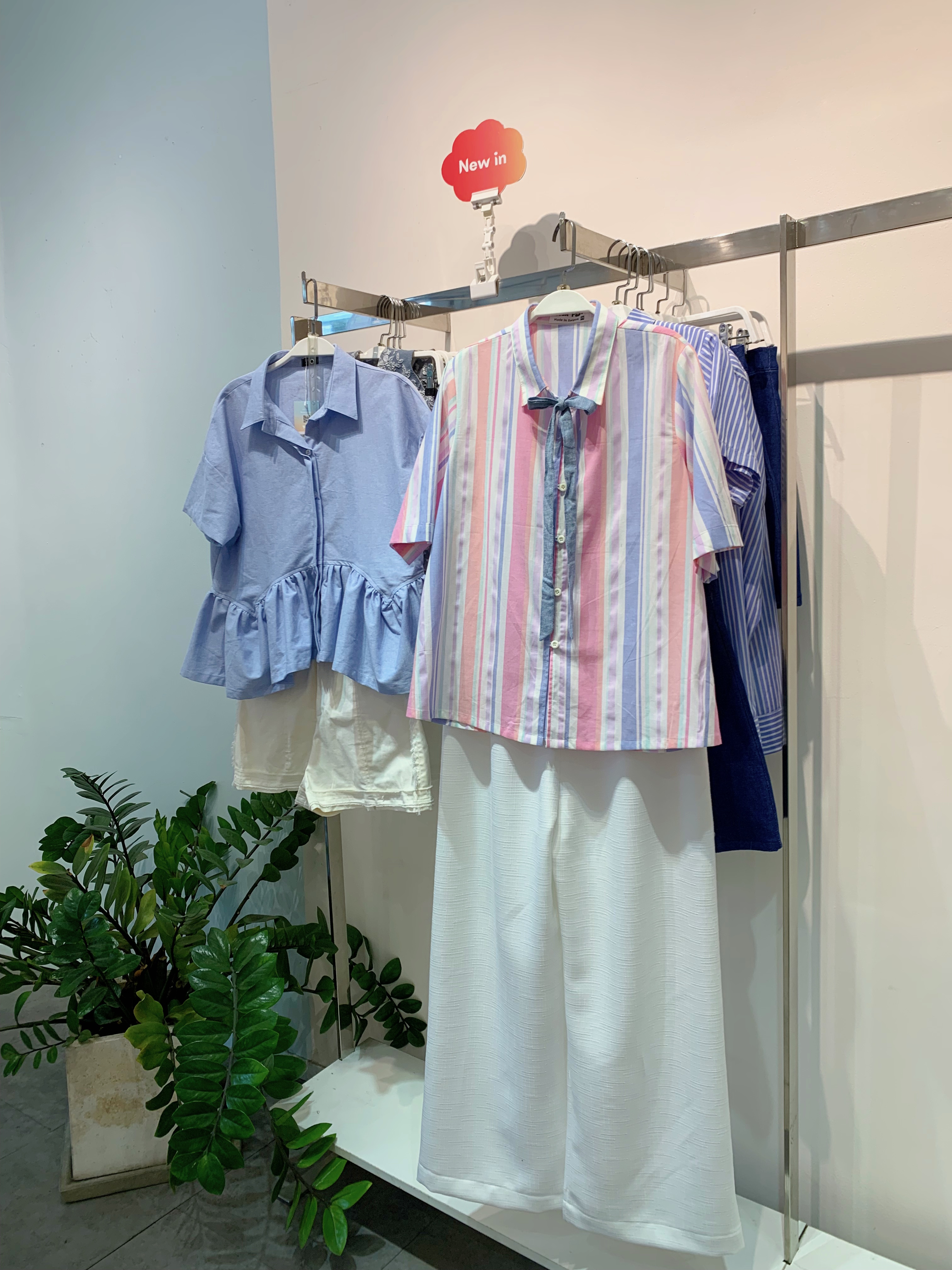 SODA POP - Mix Shirt - Áo sơ mi phối nơ