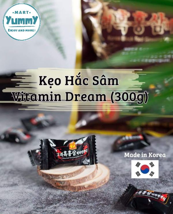 Kẹo sâm đen Hàn Quốc 300 gram ( Kẹo Hắc Sâm Hàn Quốc)