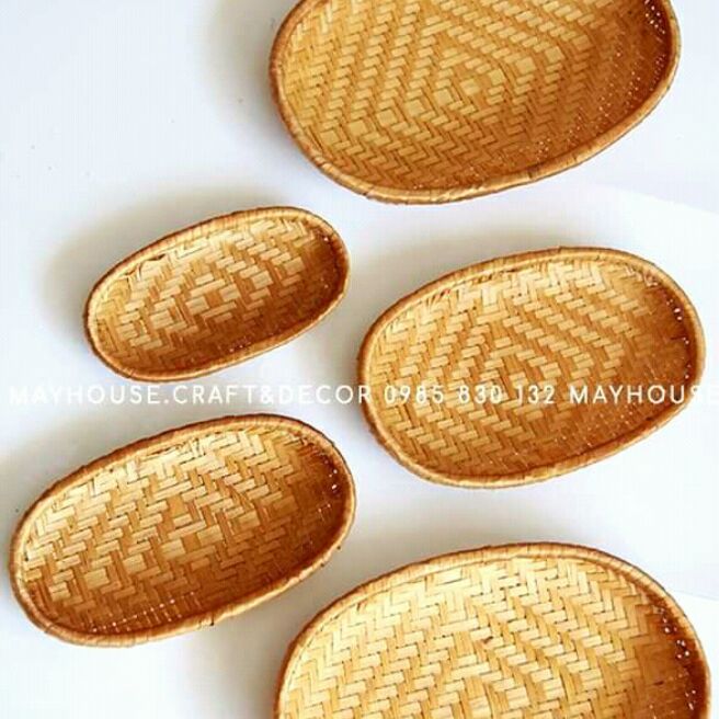 Mẹt tre hình oval 11*21cm