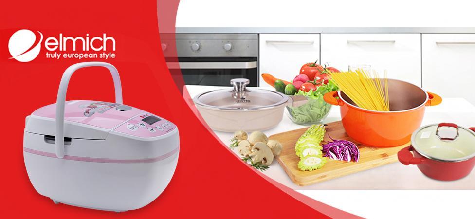 Nồi Cơm Điện Tử Elmich Cao Cấp RCE-0896 - Bảo Hành 2 Năm