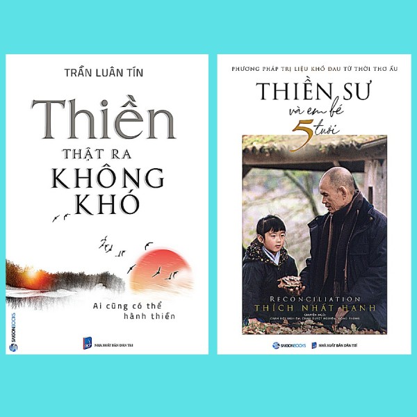 Bộ: Thiền thật ra không khó - Thiền sư & em bé (Bộ 2 cuốn)