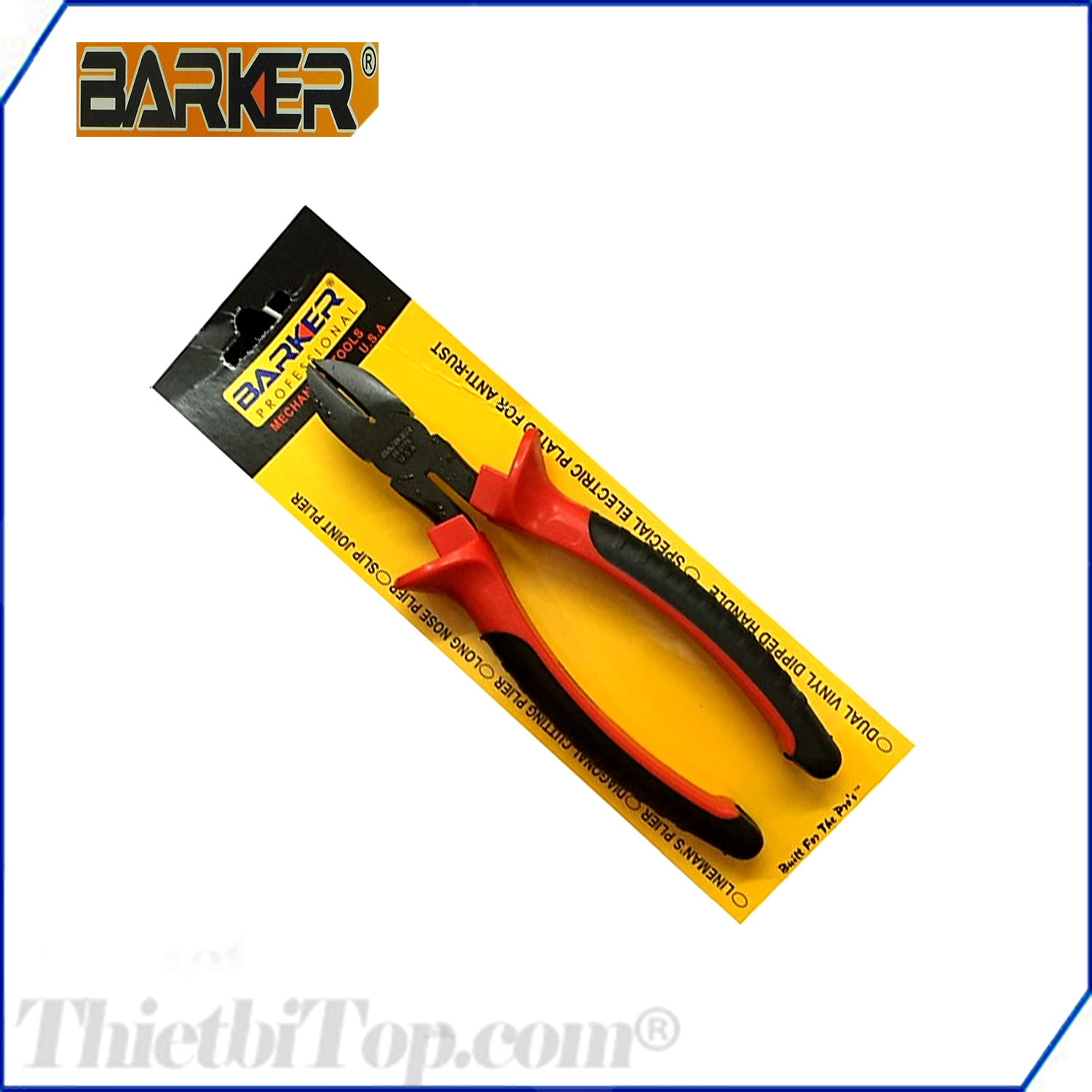 Kìm (kềm) cắt 6 đen đỏ BARKER 38-129