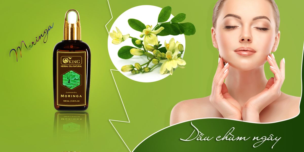 [HCM]Dầu chùm ngây (MORINGA) nguyên chất 100ml OKING